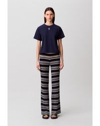 Claudie Pierlot - Embroidered Cotton T-Shirt - Lyst