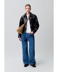 Claudie Pierlot - Aged Patent Leather Jacket - Lyst