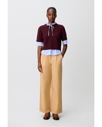 Claudie Pierlot - Striped Wool Jumper - Lyst