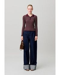 Claudie Pierlot - Multicoloured Striped Knit Jumper - Lyst