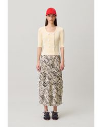 Claudie Pierlot - Round Neck Knitted Cardigan - Lyst
