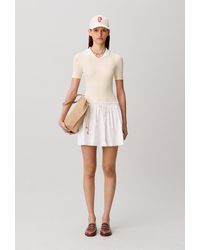 Claudie Pierlot - Short Bi-Material Dress - Lyst