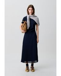 Claudie Pierlot - Trompe-L'Ail Bi-Material Dress - Lyst