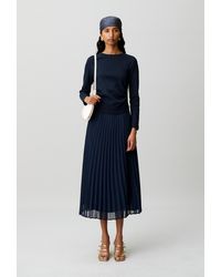 Claudie Pierlot - Bi-Material T-Shirt Dress - Lyst