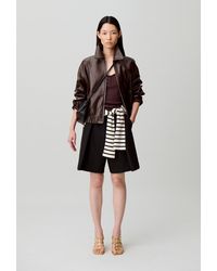 Claudie Pierlot - Tailored Wool-Blend Bermuda Shorts - Lyst