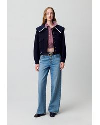 Claudie Pierlot - Kurzmantel Aus Wolle - Lyst