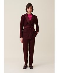 Claudie Pierlot - Belted Tailored Jacket - Lyst