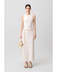 Claudie Pierlot - Long Knitted Dress - Lyst