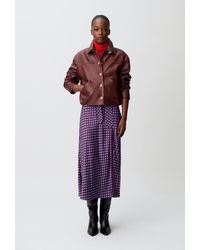 Claudie Pierlot - Short Leather Jacket - Lyst