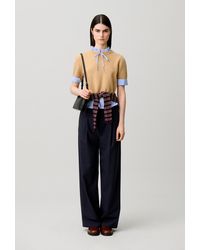 Claudie Pierlot - Striped Wool Jumper - Lyst