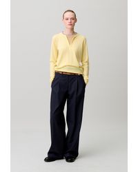 Claudie Pierlot - Layered Collar Wool Jumper - Lyst