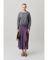 Claudie Pierlot - V-Neck Wool Jumper - Lyst