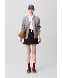 Claudie Pierlot - Contrast Stitch Straight Skirt - Lyst