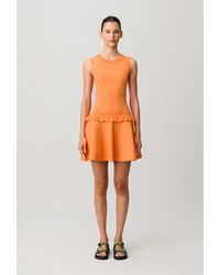 Claudie Pierlot - Ruffled Knit Dress - Lyst