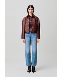 Claudie Pierlot - Straight Washed Denim Jeans - Lyst