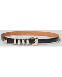 Claudie Pierlot - Leather Belt With Buckle - Lyst