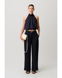 Claudie Pierlot - Satin Open-Back Top - Lyst