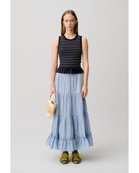 Claudie Pierlot - Striped Knit Top - Lyst