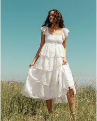 Ivory Dresses for Women - Up to 82% off | Lyst