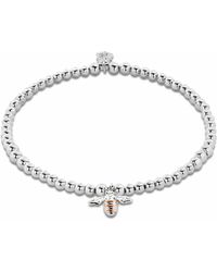 Clogau - Nature's Wonder Sterling Honey Bee Affinity Bracelet - Lyst