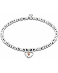 Clogau - Tree Of Life Sterling Heart Affinity Bracelet - Lyst