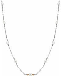 Clogau - Nature's Wonder Sterling Beachcomber Choker With Pearls - Lyst