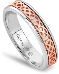 Clogau - Royal Sterling Annwyl Slim Channel Ring - Lyst