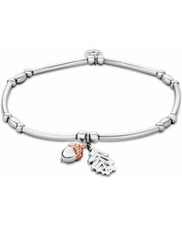 Clogau - Royal Sterling Oak Leaf Affinity Bracelet - Lyst