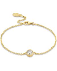 Clogau - Celebration 9Ct Solid Bracelet With 0.5Ct Lab-Grown Diamond - Lyst