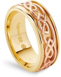 Clogau - Royal 9Ct Solid Annwyl Wide Channel Ring - Lyst