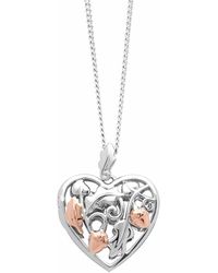 Clogau - Royal Sterling Oak Leaf Locket - Lyst