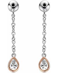 Clogau - Celebration Sterling Drop Earring Backs With Swarovski Zirconia - Lyst
