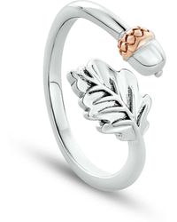 Clogau - Royal Sterling Oak Leaf Ring - Lyst