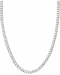 Clogau - Insignia Sterling Curb Chain Necklace - Lyst