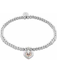 Clogau - Cariad Sterling Sparkle Affinity Bracelet With Topaz - Lyst