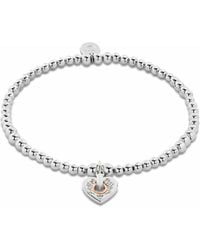 Clogau - Cariad Sterling Sparkle Affinity Bracelet With Topaz - Lyst