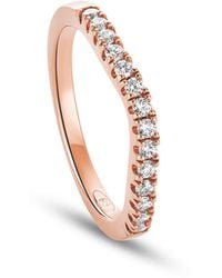 Clogau - 9Ct Rose Love Divine Wedding Ring - Lyst