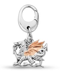Clogau - Insignia Sterling Welsh Dragon Charm - Lyst