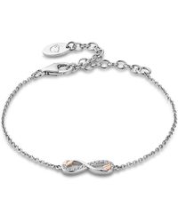 Clogau - Tree Of Life Sterling Infinity Bracelet With Topaz - Lyst