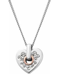 Clogau - Cariad Sterling Sparkle Pendant With Topaz - Lyst