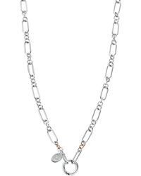 Clogau - Insignia Sterling Charm Necklace - Lyst