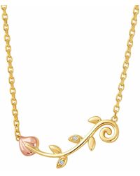 Clogau - Tree Of Life 9Ct Solid Vine Necklace With Diamonds - Lyst