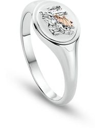 Clogau - Royal Sterling Welsh Dragon Ring - Lyst