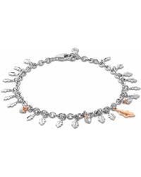Clogau - Royal Sterling Oak Leaf Bracelet - Lyst