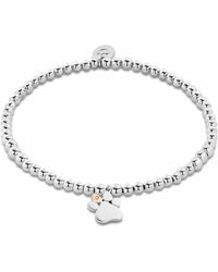Clogau - Paw Prints Sterling Affinity Bracelet With Topaz - Lyst