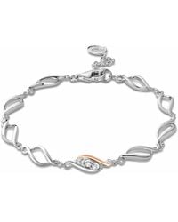 Clogau - Past Present Future Sterling Multi-Link Bracelet With Topaz - Lyst