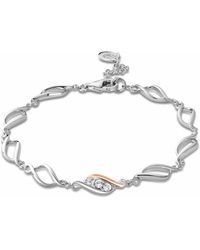 Clogau - Past Present Future Sterling Multi-Link Bracelet With Topaz - Lyst