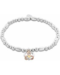 Clogau - Forever Yours Sterling Dwynwen Affinity Bracelet With Opal - Lyst