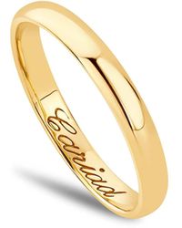 Clogau - Promises 18Ct Solid 3Mm Wedding Ring - Lyst