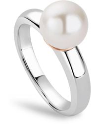 Clogau - Nature's Wonder Sterling Beachcomber Ring With Pearl - Lyst